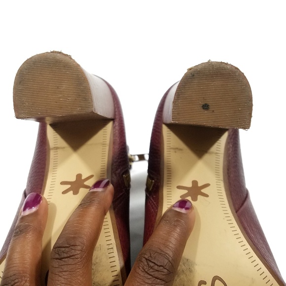 Splendid Jojo Open Toe Booties in Dark Cranberry - Picture 3 of 7